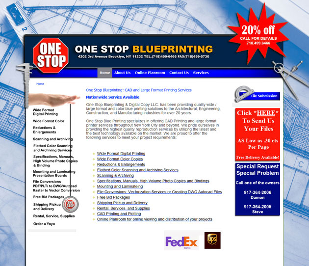 One Stop Blueprinting